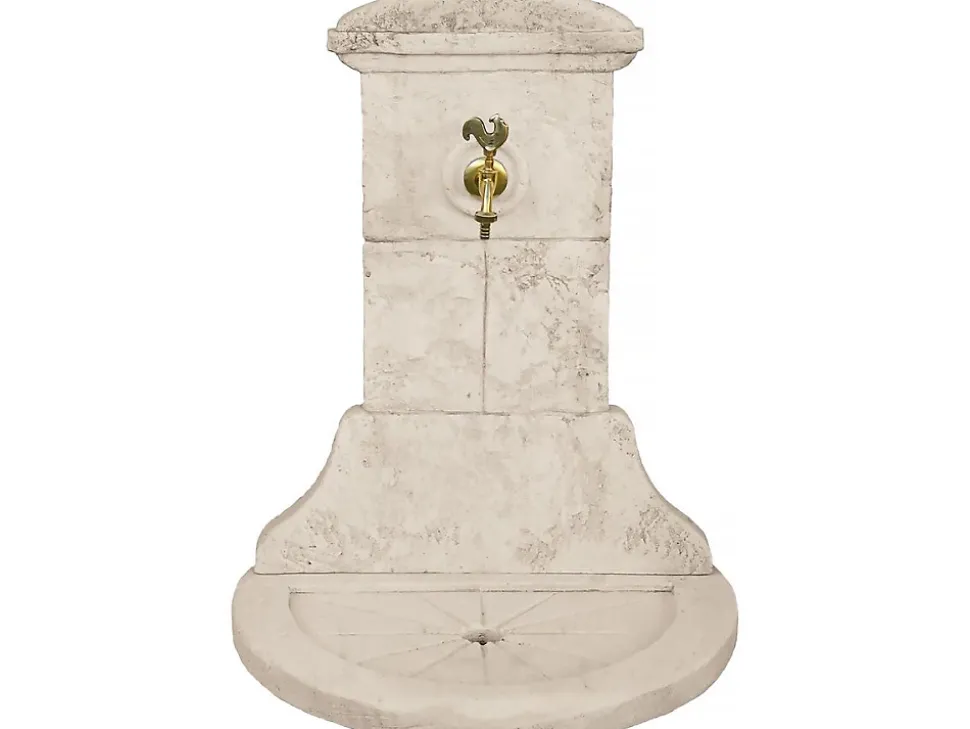 Fontaine "CHANTILLY" - en pierre reconstituée - 60 x 42 x 94 cm