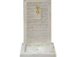 Fontaine "ETNA" en pierre reconstituée 57 x 42 x 87 cm Beige