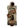 Fontaine solaire LED en polyrésine, marron Teamson Home