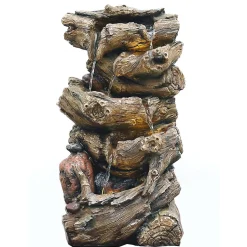 Fontaine Sylvia Art-Pond 28x22x48 cm avec éclairage LED blanc chaud et pompe 250L/h