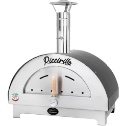 Four à pizza Inox Cuisson 5mn 400-C en 15mn Four à bois Italien BELLANAPOLI