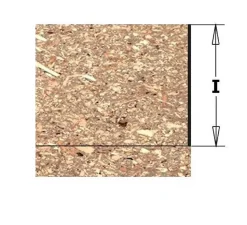Fraise de défonceuse carbure à affleurer 25,4 mm x 12,7 mm - CMT Contractor