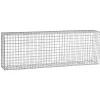 Gabion acier galvanisé L180 x H60 x Pr.30 cm tirants et crampons inclus