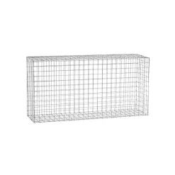 Gabion acier galvanisé L120 x H60 x Pr.30 cm tirants et crampons inclus
