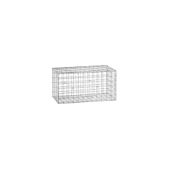 Gabion acier galvanisé L60 x H30 x Pr.30 cm tirants et crampons inclus