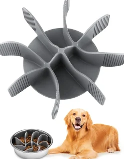 Gamelles Surélevées pour Chien Réglables en Acier Inoxydable noir