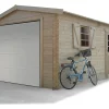 Garage bois 19.26 m² 2.58 x 5.38 x 2.53 m 40 mm