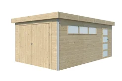 Garage bois blanc Lindo 2 16,8m² Gardena
