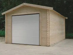 Garage bois "Traditional" 18.19 m² 3.58 x 5.08 x 2.82 m 28 mm