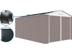 Garage métal "Nevada" 15,36m² avec panneaux solaires