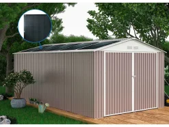 Garage métal "Nevada" 15,36m² avec panneaux solaires