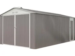 Garage métal "Nevada" avec porte battante 18,56 m²