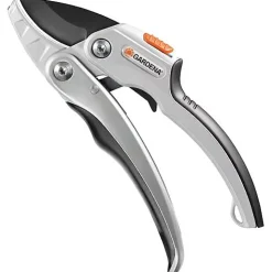 Gardena 08798-20 SmartCut Sécateur à cliquet enclume, coupe jusqu'à 22 mm, poignées ErgoTec en aluminium