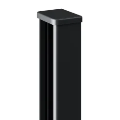 Glissière vendue par 2 en aluminium anthracite pour départ mural Neva Klikstrom, hauteur unitaire 95cm