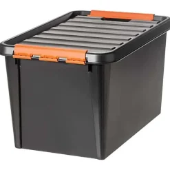 Grande Caisse Professionnelle solide avec couvercle 49 litres