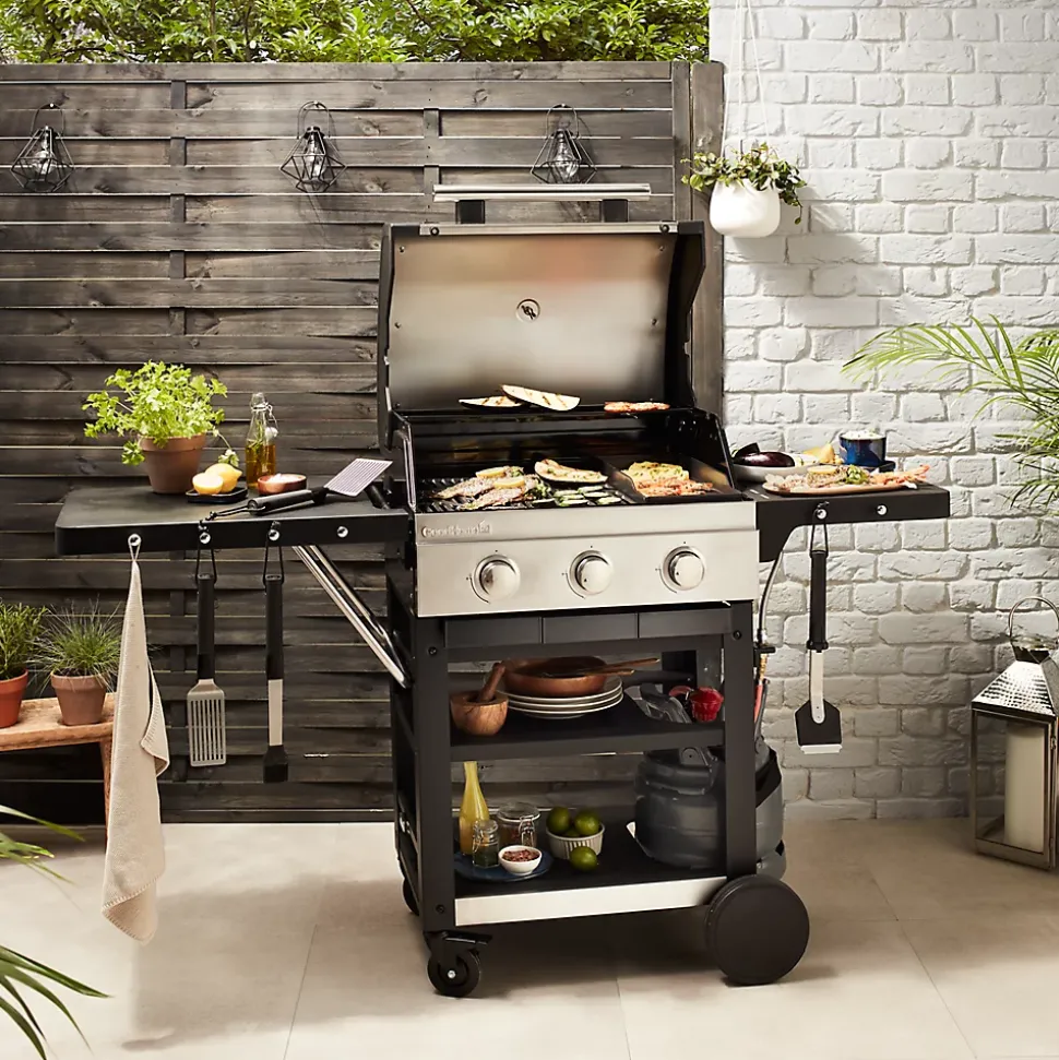 Grattoir pour plancha GoodHome en acier inoxydable