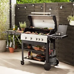 Grattoir pour plancha GoodHome en acier inoxydable