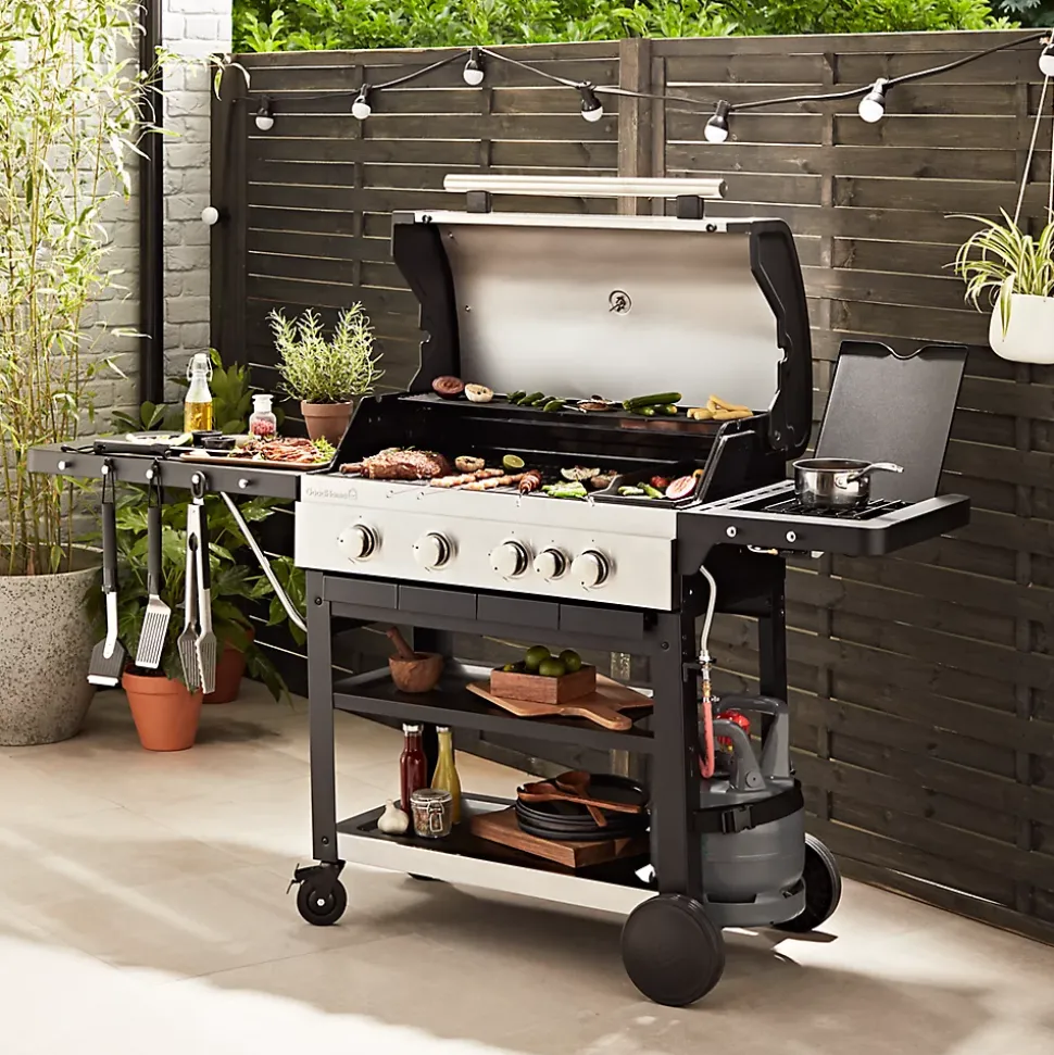 Grattoir pour plancha GoodHome en acier inoxydable