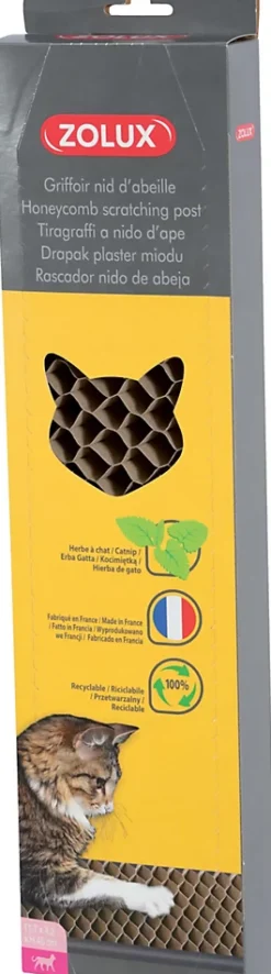 Griffoir pour chats Carton Nid Abeille Zolux