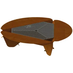 Grille bonne anse 100 pour brasero Oyat