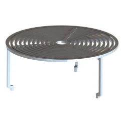 Grille trépied de cuisson en acier pour brasero Oyat