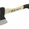 Hachette canadienne, tete 600 G, manche HICKORY maintenu avec coins en acier - KS Tools 140.2062