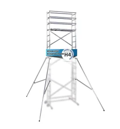 HAILO Réhausse échafaudage roulant pour escalier Hobbystep H6 - 6,00m