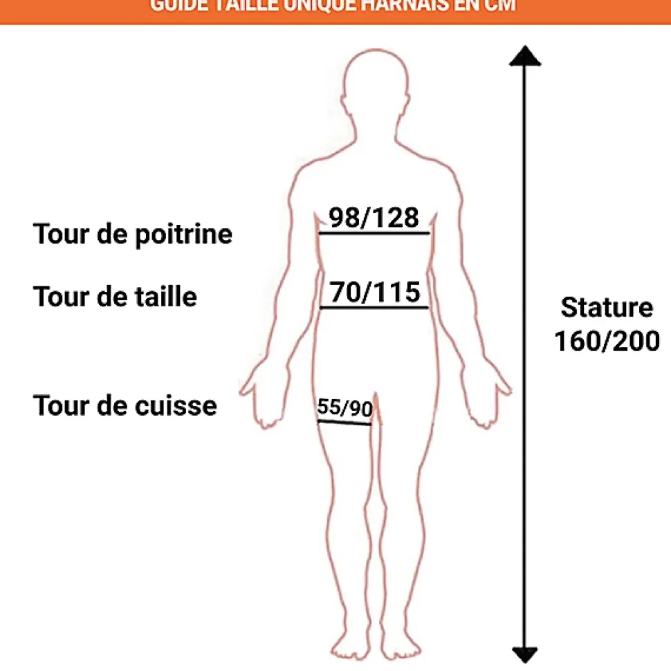 Harnais antichute spécifique échafaudage - 2 points d'accrochage - FA1010701
