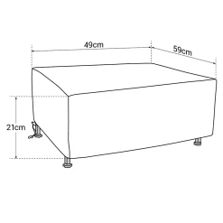 Housse pour plancha - Taille S - COOK'IN GARDEN