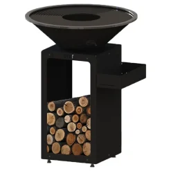 Huilier b.b.o pro pour brasero Ø 98 cm noir Oyat