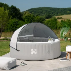 Jacuzzi gonflable Splash Gris 4 pcs.