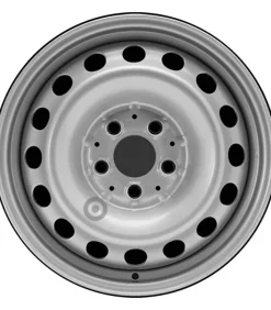 Jante tôle 16 pouces - 5 Trous - 6 5x16 5x112 ET60 AL66 4 argent