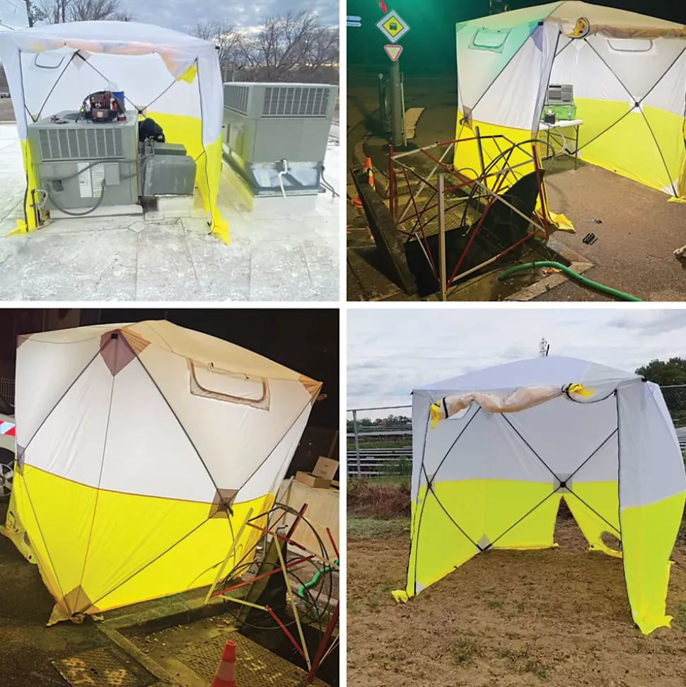 JAX3 Tente de Chantier Pro - Montage Rapide Pop Up - Imperméable - UV50+ - Usage Intensif - Sans Outil