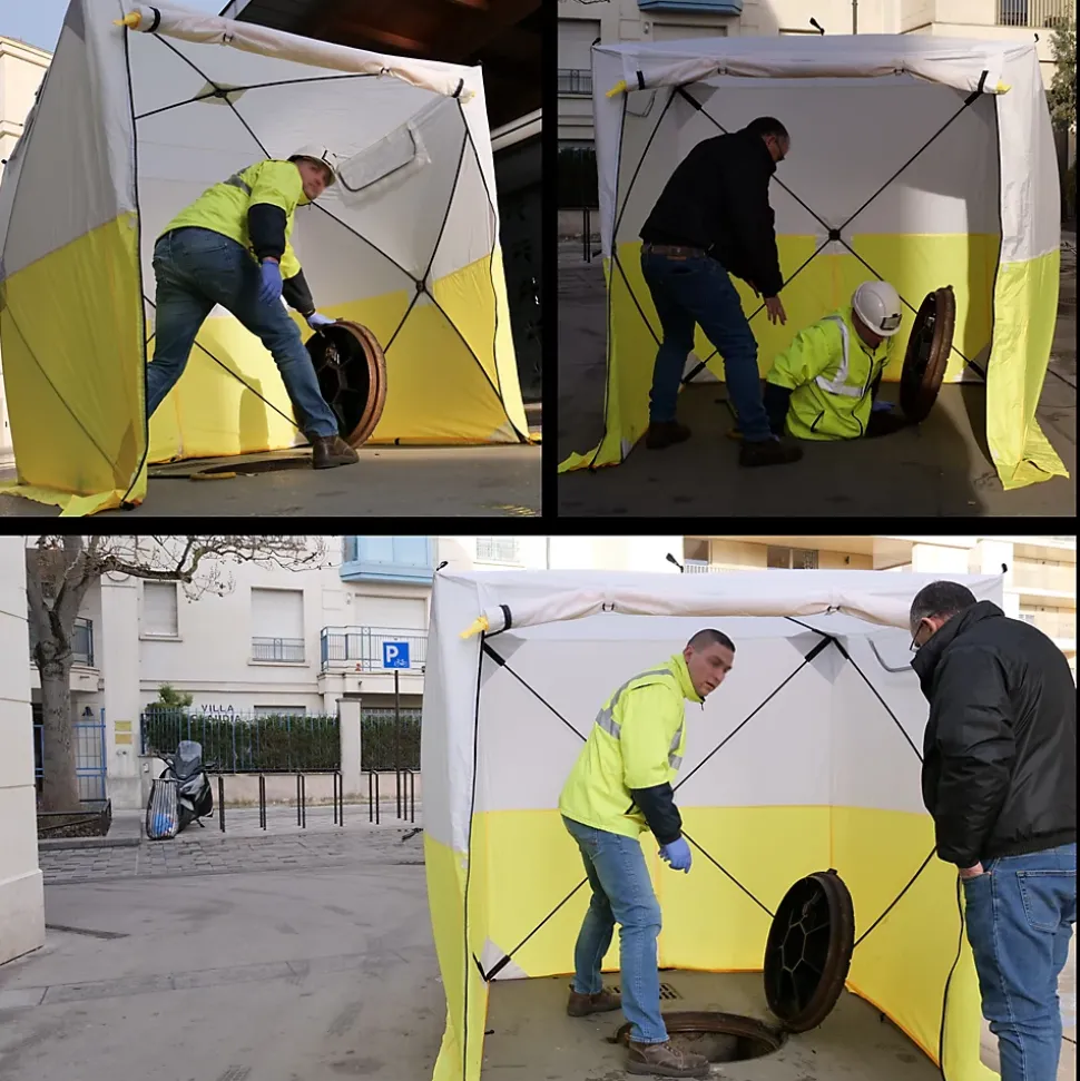 JAX3 Tente de Chantier Pro - Montage Rapide Pop Up - Imperméable - UV50+ - Usage Intensif - Sans Outil