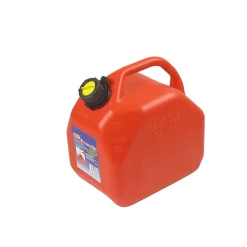 Jerrican avec bec verseur 10L en plastique rouge