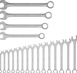 Jeu de 19 cles mixtes en acier chrome vanadium - FAMEX 10349-19