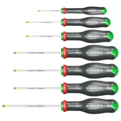 Jeu de 7 Tournevis PROTWIST Tamper Torx FACOM ATXR.J7PB