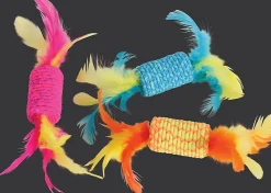 Jouet pour chat bonbon coloré Zolux en tissu