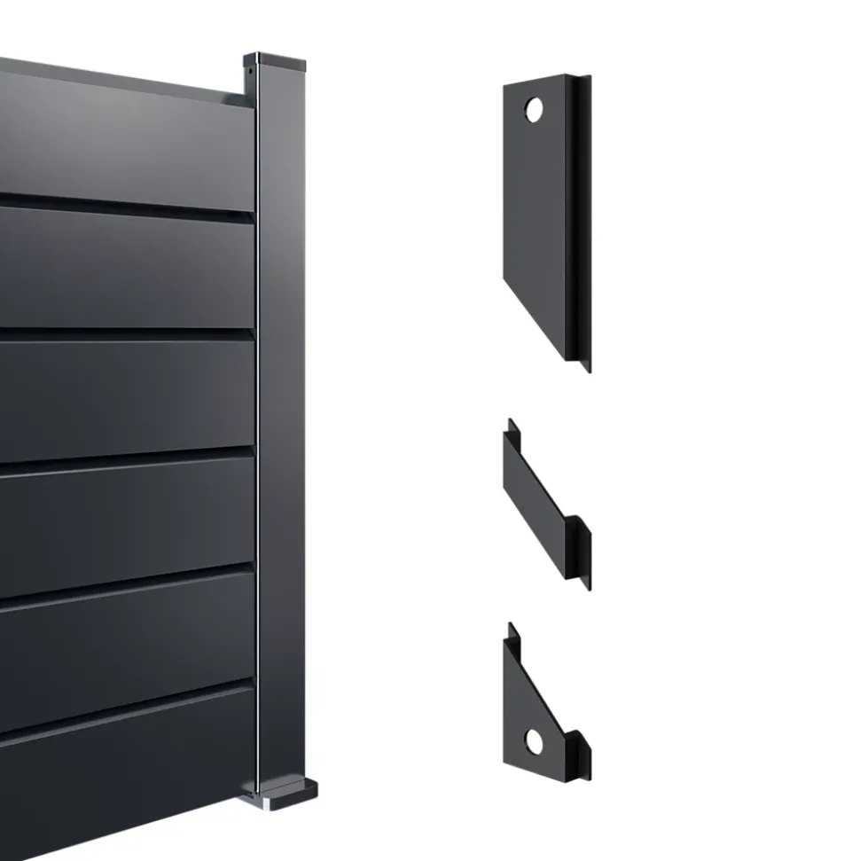 Kit 16 entretoises pour 6 lames persiennes Neva Klikstrom noir