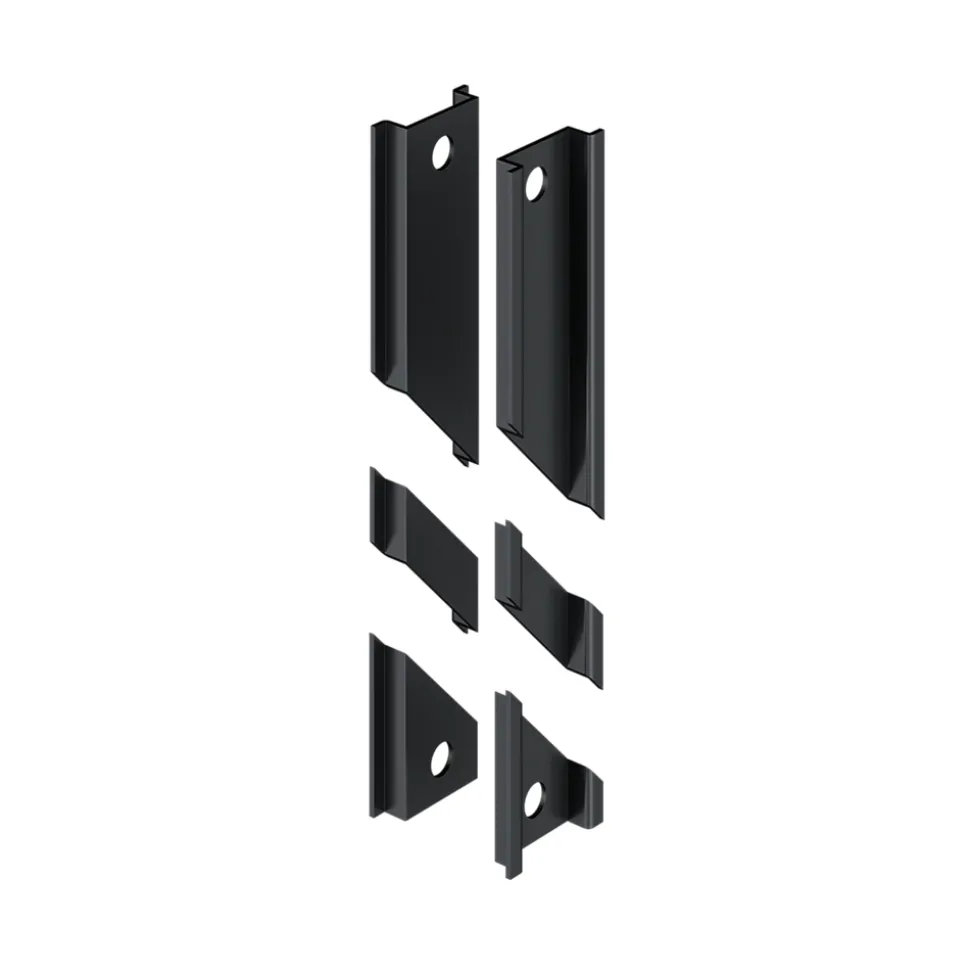 Kit 16 entretoises pour 6 lames persiennes Neva Klikstrom noir