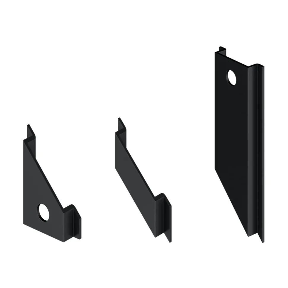 Kit 16 entretoises pour 6 lames persiennes Neva Klikstrom noir