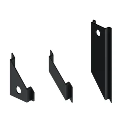 Kit 28 entretoises pour 12 lames persiennes Neva Klikstrom noir