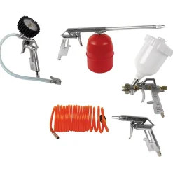 Kit 5 outils pour Air comprimé pour Compresseurs d'air raccord 1/4" ITOOLS