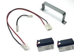 KIT- Automatisme de portail a battants - moteur 24V - AVEC batt. secours - systeme a verins - 250Kg - MYASTER 24 by PROTECO - 1502