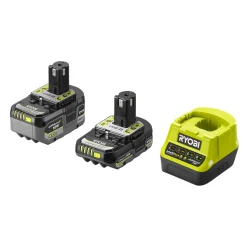 Kit chargeur + 1 batterie 4Ah + 1 batterie 2Ah Ryobi RC18120-242X
