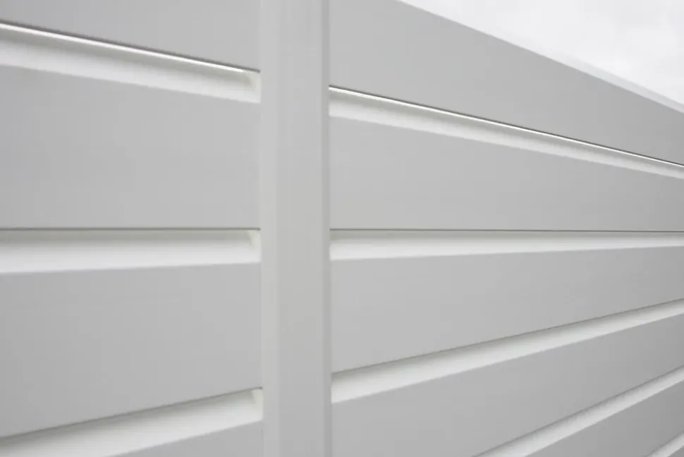 Kit clôture CLOSEA pvc blanc ral 9010 LG: 1M x HT: 0M82