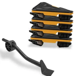 Kit Déplacement FISHTEC 1 Levier + 4 Coins Roulants 250Kg