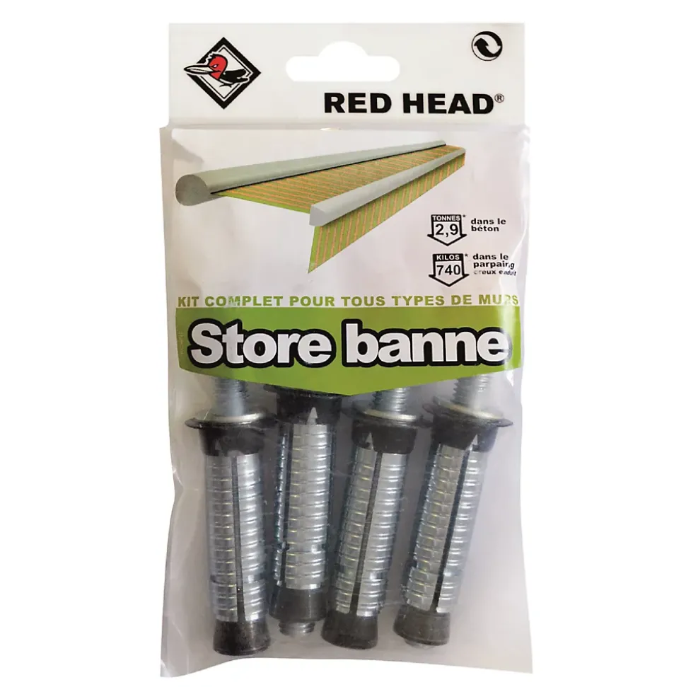 Kit fixation cheville G2X Store banne Read Head
