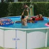 Kit piscine acier Toi MAGNUM COMPACTA CIRCULAR ronde 350 x 132cm filtration sable + échelle