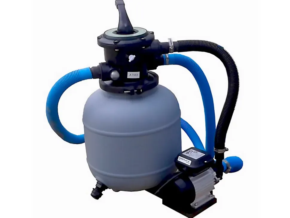 Kit piscine acier Toi MAGNUM COMPACTA CIRCULAR ronde 350 x 132cm filtration sable + échelle
